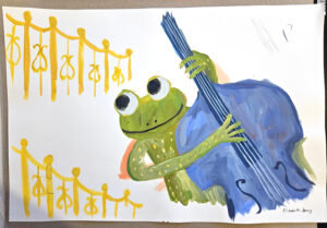 Forggie playing Double Bass